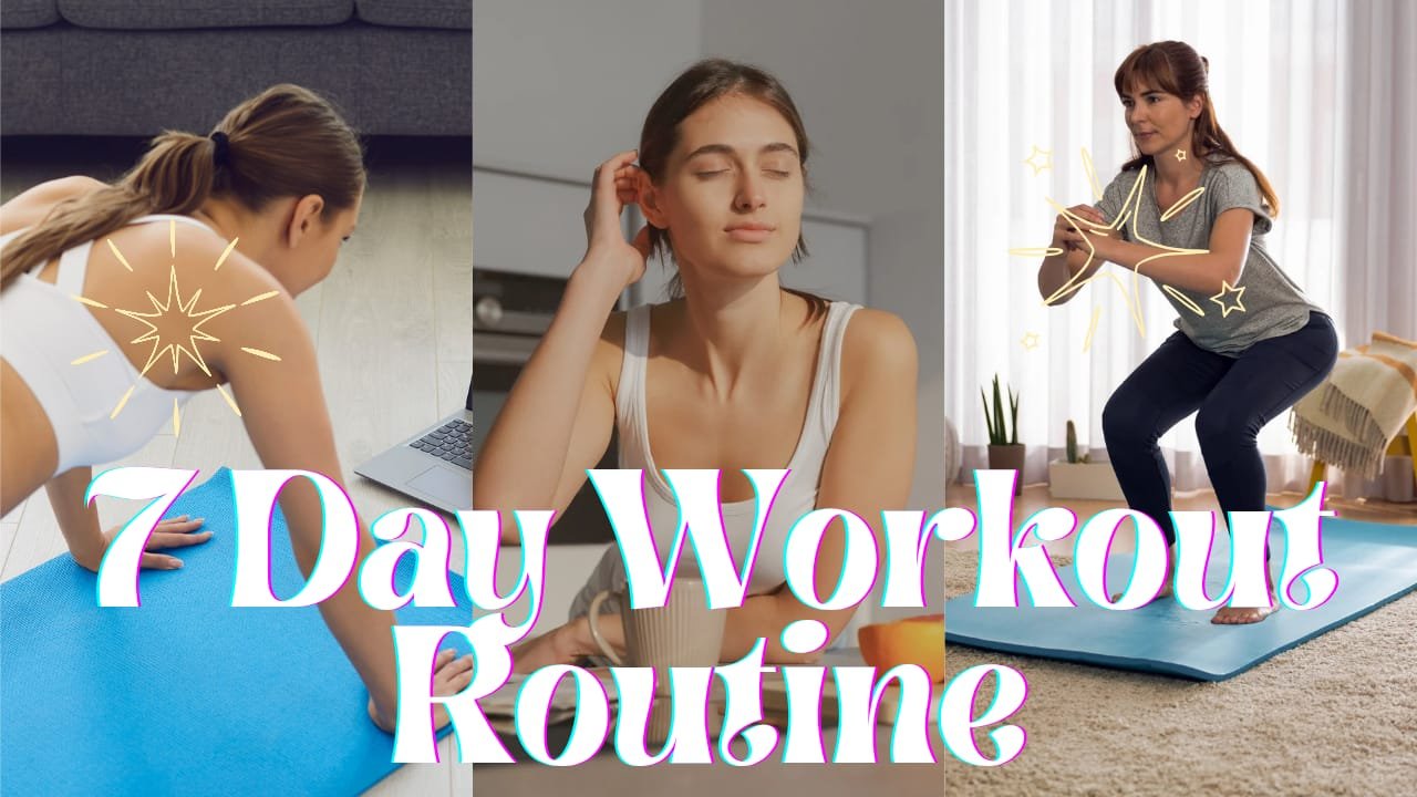 7 Day Weekly Workout Plan for Toning, Strength & Fat Loss