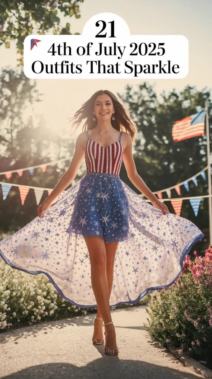 Title: Patriotic Glam: 4th of July 2025 Outfits That Sparkle with Preppy Aesthetic Charm